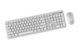 Бездротовий комплект (клавіатура + миша), Silent Pro Business, білий Gembird KBS-WPS-01-W-CYRL - Картинка 3