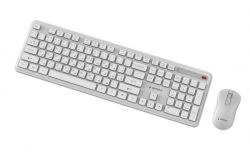 Бездротовий комплект (клавіатура + миша), Silent Pro Business, білий Gembird KBS-WPS-01-W-CYRL - Картинка 4