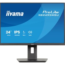IIYAMA 23.8" 16:10 IPS �� �������, 1920�1200, 4 �� (GTG),  100 ��, 350 ��/�2, 1xHDMI 1.4/1xDP 1.2/3xUSB 3.2/ XB2495WSU-B1