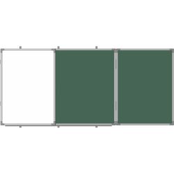 Дошка шкільна, офісна, комбінована, магнітна, крей дяно-маркерна SECTOR КМ3010 КМ3010 - Картинка 4