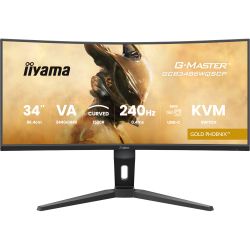 IIYAMA 34" 21:9 вигнутий VA РК монітор, 0,4 мс (MPRT), 2 40 Гц, Adaptive Sync, HDR, KVM свіч, 2xHDMI 2.1/1x GCB3486WQSCP-B1 - Картинка 3
