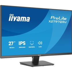 IIYAMA 27" 16:9 IPS РК монітор, 2560х1440, 1 мс (MPRT), 7 5 Гц, 350 кд/м2, Adaptive Sync, 2xHDMI 1.4/1xDP 1. X2797QSU-B1 - Картинка 4