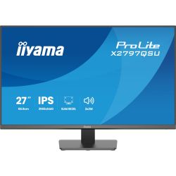 IIYAMA 27" 16:9 IPS �� �������, 2560�1440, 1 �� (MPRT), 7 5 ��, 350 ��/�2, Adaptive Sync, 2xHDMI 1.4/1xDP 1. X2797QSU-B1