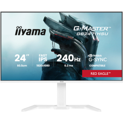 IIYAMA 23.8" 16:9 ������� IPS �� �������, 1920�1080, 0.3  �� (MPRT), 240 ��, 350 ��/�2, AdaptiveSync, G-Sync GB2471HSU-W1