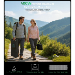 CHOETECH ��������� ������� ������� ������� ����� 400 �� 400w Travel Solar Panel - �������� 3