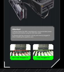 GAMEMAX Блок живлення ATX 750W, 80 Gold,fan 135mm,fully mo dular OPP, OVP, UVP, OCP, OTP, SCP GX-750 PRO BK(ATX3.1PCIe5.1) - Картинка 28