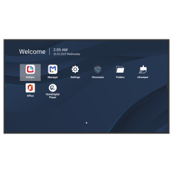 VIEWSONIC 55"UHD �� �������, 500nits, 5000:1, 8G RAM/32GB, H DMI-IN*3, HDMI-OUT*1, USB-A*2, USB-C*1, Audio in*1 CDE5531-1C����