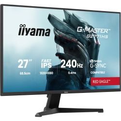 IIYAMA 27" 16:9 ігровий IPS РК монітор, 1920х1080, 0.4 мс (MPRT), 240 Гц, 350 кд/м2, AdaptiveSync/G-Sync, H G2771HS-B1 - Картинка 2