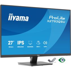 IIYAMA 27" 16:9 IPS �� �������, 2560�1440, 1 �� (MPRT), 7 5 ��, 350 ��/�2, Adaptive Sync, 1xHDMI 1.4/1xDP 1. X2793QSU-B1 - �������� 3