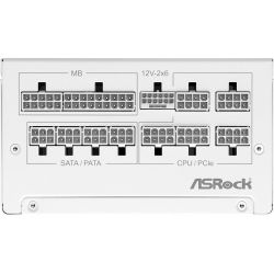 ASROCK ���� �������� 850W, 80 Pluse GOLD, PCIe 5.1 & ATX3 .1, Fully Modular, Native 12V-2x6, 135mm Fan, Whit SL-850GW - �������� 4