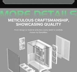 GAMEMAX ������ ATX ��� ����� �������� , ����������� ���� X,M-ATX,ITX, combo audio,VGA Card Length	Up to 400 Infinity Pro WH - �������� 18