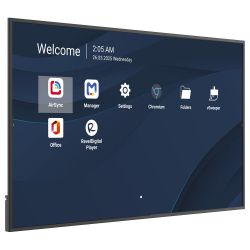 VIEWSONIC 75" UHD РК дисплей, 500 nits, 1500:1, Android 14, 24/7, 4GB DDR4/32GB, HDMI in x3, USB-C x1, RS232 i CDE7514-2C - Картинка 2
