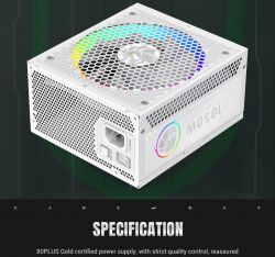 Блок живлення GAMEMAX RGB 1050G WH - Картинка 26