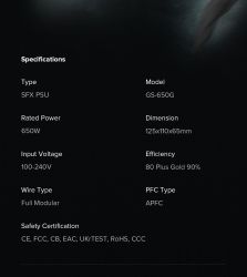 ���� �������� GAMEMAX GS-650G Black - �������� 34