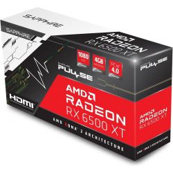Відеокарта Sapphire AMD PULSE RADEON™ RX 6500 XT G GAMING OC 4GB GDDR6 HDMI RX 6500 XT GAMING OC 4GB PULS - Картинка 6