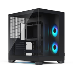 FRACTAL DESIGN ������ ATX ��� ��, ������, � ������������ �����,  Pop 2 Vision Black RGB Pop 2 Vision Black RGB