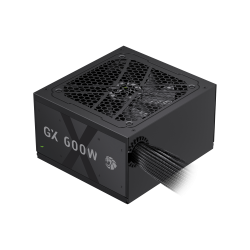 GAMEMAX   ATX 600W, 80+ Gold, 120mm Ultra Sile nt Fan OVP / UVP/ SIP / OCP/ OLP/ OPP/ SCP/OTP GX 600G