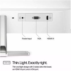 Монітор білий 23.8" 16:9 FHD IPS;300 nits, HDMI HP S5 524sw - Картинка 7