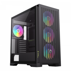 GAMEMAX Корпус Tower E-ATX без блока живлення , загартован е скло E-ATX,ATX, M-ATX,ITX, Tempered Glass,Mesh,2 LEADER 2 BK - Картинка 13