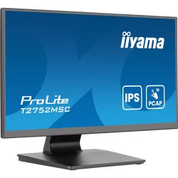 IIYAMA 27" 16:9 IPS сенсорний РК монітор, 1920х1080, прое кційно-ємністна технологія, 1xHDMI/1xDP/2xUSB 3.2, T2752MSC-B1AG - Картинка 3