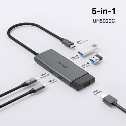 Хаб USB Type-C 5 в 1 TP-Link, UH5020C UH5020C - Картинка 4