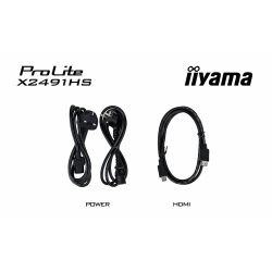 IIYAMA 23.8" 16:9 IPS РК монітор, 1920х1080, 1 мс (MPRT), 120 Гц, 350 кд/м2, Adaptive Sync, 1xHDMI 1.4/1xDP X2491HS-B1 - Картинка 17