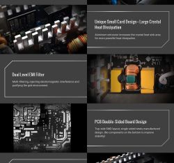 GAMEMAX Блок живлення ATX 550W, 80+ Bronze, 140mm Ultra Si lent Fan OVP / UVP/ SIP / OCP/ OLP/ OPP/ SCP GP 550B - Картинка 16