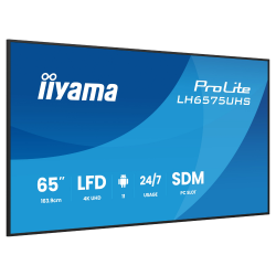 IIYAMA 64.5" 16:9 IPS РК дісплей, 3840х2160, 24/7, 500 кд /м2, ОС Android 11, 3xHDMI 2.0/1xDP/1xDP Out/2xUS LH6575UHS-B2AG - Картинка 2