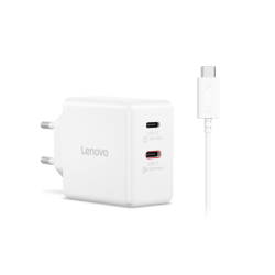 �������� ������� LENOVO Dual USB-C 65W GaN White (G0A6065WEU)