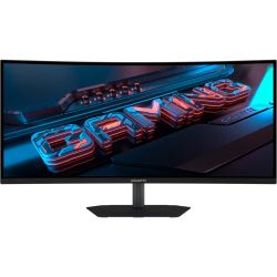 GIGABYTE i i 34" VA 1500R 120Hz 3440 x 1440 (WQ HD) 1ms (MPRT) 2 x HDMI 2.0, 1 x DP 1.4  GS34WQCA Gaming Monitor
