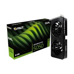 PALIT-XPERTVISION ³ Palit NVIDIA RTX5050 DUAL 8GB GDDR6 128 bit 3-DP HDMI RTX5050 DUAL 8GB GDDR6