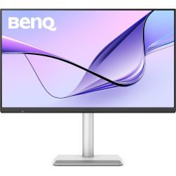BENQ 31.5" 16:9 IPS �� Mac Colors �������, 3840�2160, 1 20 ��, 5 �� (GtG), 98% P3, HDR, 2xHDMI 2.1/1[TB4 ( MA320UG Silver-Grey