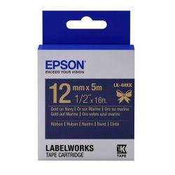 EPSON Tape - LK4HKK Ribbon Gold/Navy (C53S654002)
