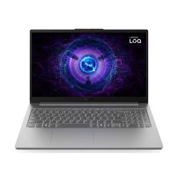 LENOVO ������� 15.6FM/i5-12450HX/16/512/RTX 4050 6GB/DOS/ BL/Luna grey LOQ 15IAX9E