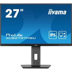 IIYAMA 27" 16:9  IPS �� �������, 1 �� (MPRT), 100 ��, Ada ptive Sync, 1xHDMI 2.0/1xDP 1.4/2xUSB 3.2, SP 2�2  XUB2797HSU-B2