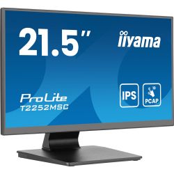 IIYAMA 21.5" 16:9 IPS сенсорний РК монітор, 1920х1080, пр оекційно-ємністна технологія, 1xHDMI/1xDP/2xUSB 3. T2252MSC-B2AG - Картинка 4
