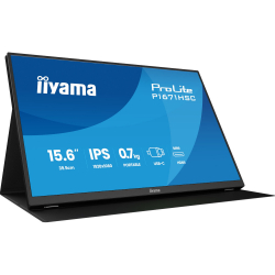 IIYAMA 15.6" 16:9 портативний IPS РК монітор, 3мс, Adapti veSync, 1xminiHDMI 1.4/2xUSB C (PD до 15 Вт), SP ( P1671HSC-B1 - Картинка 4