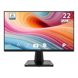 MSI Монітор VA 21.45" FHD (1920 x 1080) 1ms 120Hz 178/ 178 /VGA/ HDMI /Mic/HP PRO MP225 E12VL - Картинка 1