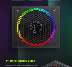 GAMEMAX Блок живлення ATX 3.1 & PCIe5.1_ 1300W, 80+ Platin um,RGB Smart fan 140mm,fully modular ,Japanese 10 RGB PRO 1300P - Картинка 21