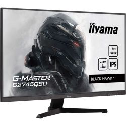 IIYAMA 27" 16:9 ігровий IPS РК монітор, 2560х1440, 1 мс ( MPRT), 100 Гц, 300 кд/м2, Adaptive Sync, 1xHDMI 2. G2745QSU-B2 - Картинка 3