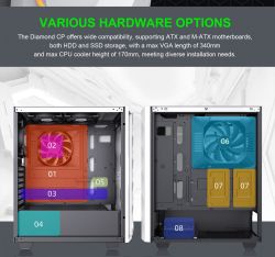 Корпус GAMEMAX White Diamond CP - Картинка 24