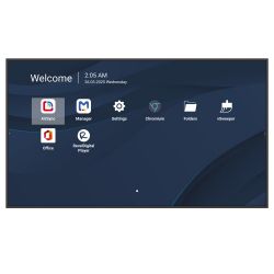 VIEWSONIC 55" UHD �� �������, 500 nits, 5000:1, Android 14,  24/7, 4GB DDR4/32GB, HDMI in x3, USB-C x1, RS232 i CDE5514-2C