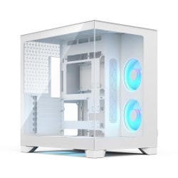 FRACTAL DESIGN ������ ATX ��� ��, ����, � ������������ c����,  Pop 2 Vision White RGB Pop 2 Vision White RGB
