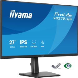 IIYAMA 27" 16:9 IPS РК монітор, 2560х1440, 1 мс (MPRT), 7 5 Гц, 350 кд/м2, Adaptive Sync, 1xHDMI 1.4/1xDP 1. XB2791QS-B1 - Картинка 5