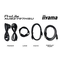 IIYAMA 27" 16:9 IPS РК монітор, 1 мс (MPRT), 100 Гц, Ada ptive Sync, 1xHDMI 2.0/1xDP 1.4/2xUSB 3.2, SP 2х2 XUB2797HSU-B2 - Картинка 13