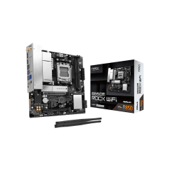 ASROCK M���������� ����� sAM5 AMD B850 2xDDR5 DP/HDMI 2xM .2 2.5GbE LAN mATX  B850M ROCK WIFI - �������� 2