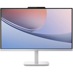 LENOVO �������� 23.8FM/N100/8/512/Intel HD/DOS/WKM/Stand/ Cloud grey A100
