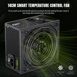 GAMEMAX Блок живлення ATX 550W, 80+ Bronze, 140mm Ultra Si lent Fan OVP / UVP/ SIP / OCP/ OLP/ OPP/ SCP GP 550B - Картинка 3
