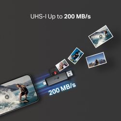TP-LINK Кардрідер USB 3.0 Type-C&A до SD & microSD 3.0, TP -Link, UA430D UA430D - Картинка 5