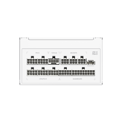 GAMEMAX Блок живлення ATX 3.1 & PCIe5.1_ 1050W, 80+ Gold,R GB Smart fan 140mm,fully modular ,Japanese 105°C RGB PRO 1050G WH - Картинка 7